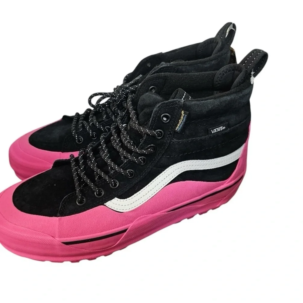 VANS SK8 Hi‎ Dip MTE-2 Hiking Boots Women's Pink Black Suede Duck Shoes NWT